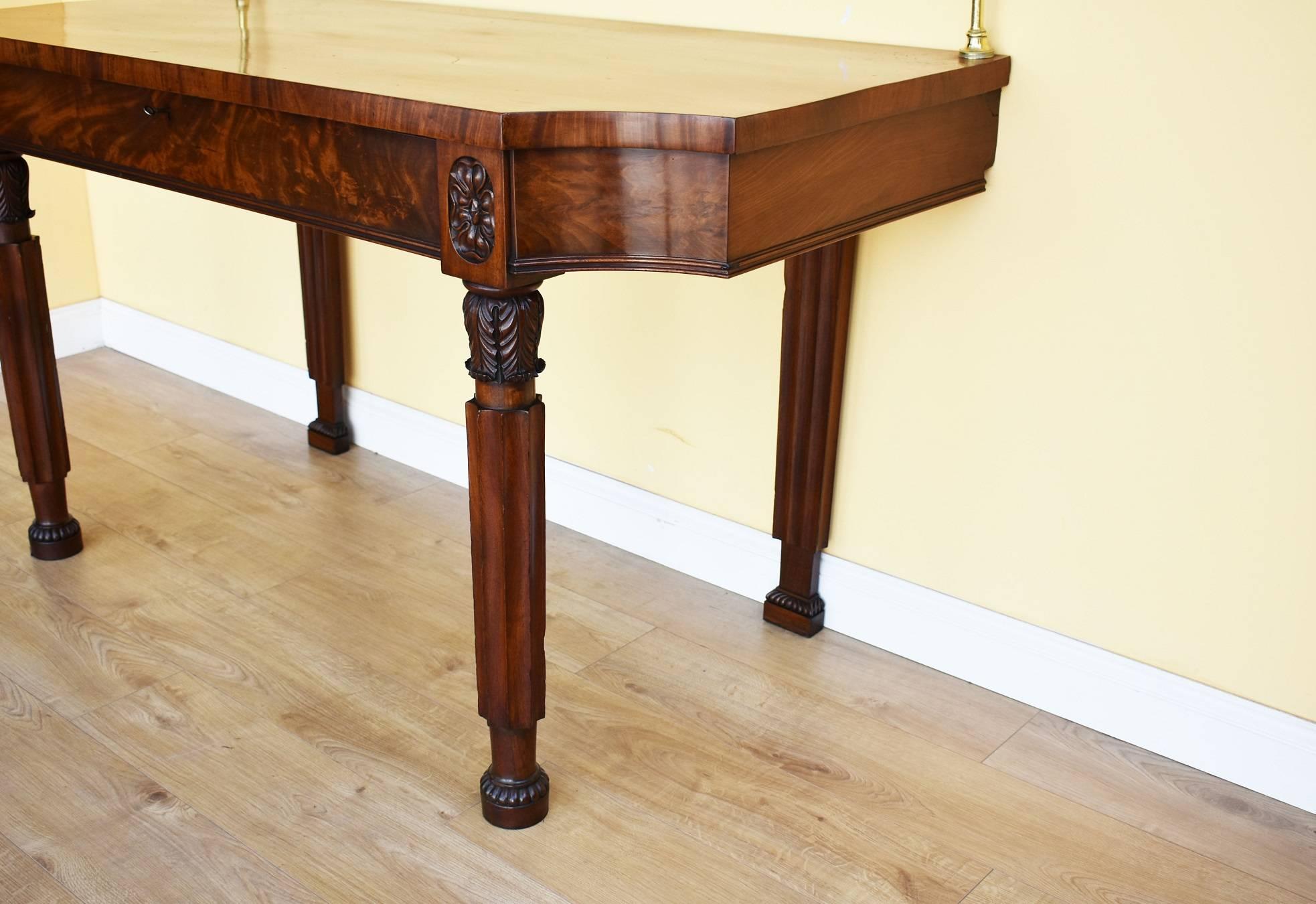 19th Century Regency Mahogany Serving Table/Sideboard For Sale 3