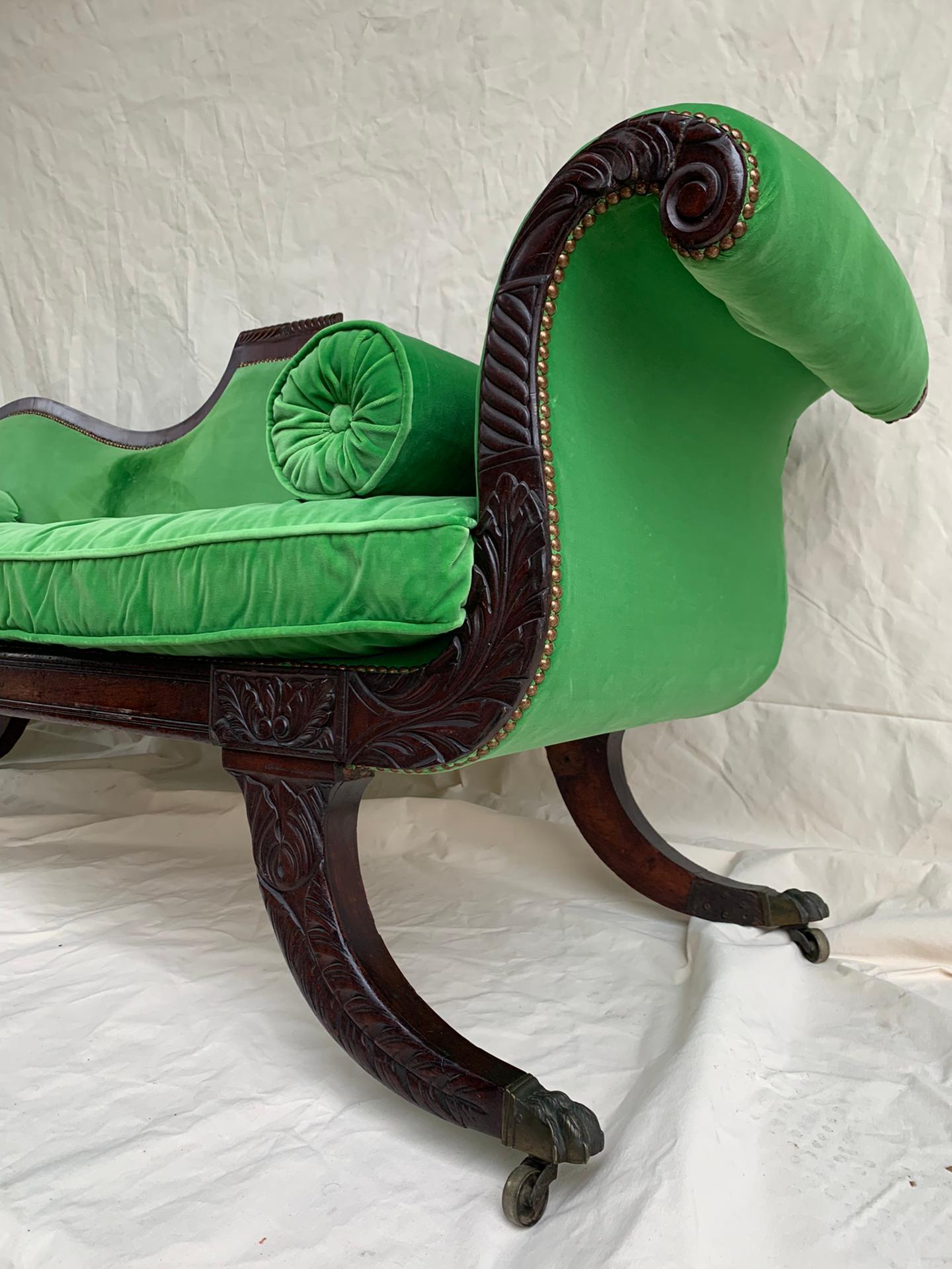Regency-Mahagoni-Sessel aus dem 19. Jahrhundert, England (Belle Époque) im Angebot
