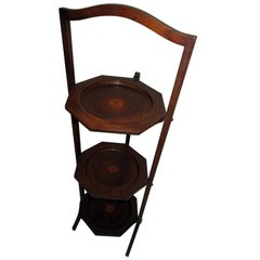 Antique 19th century Regency Mahogany Side Table or Muffin Stand