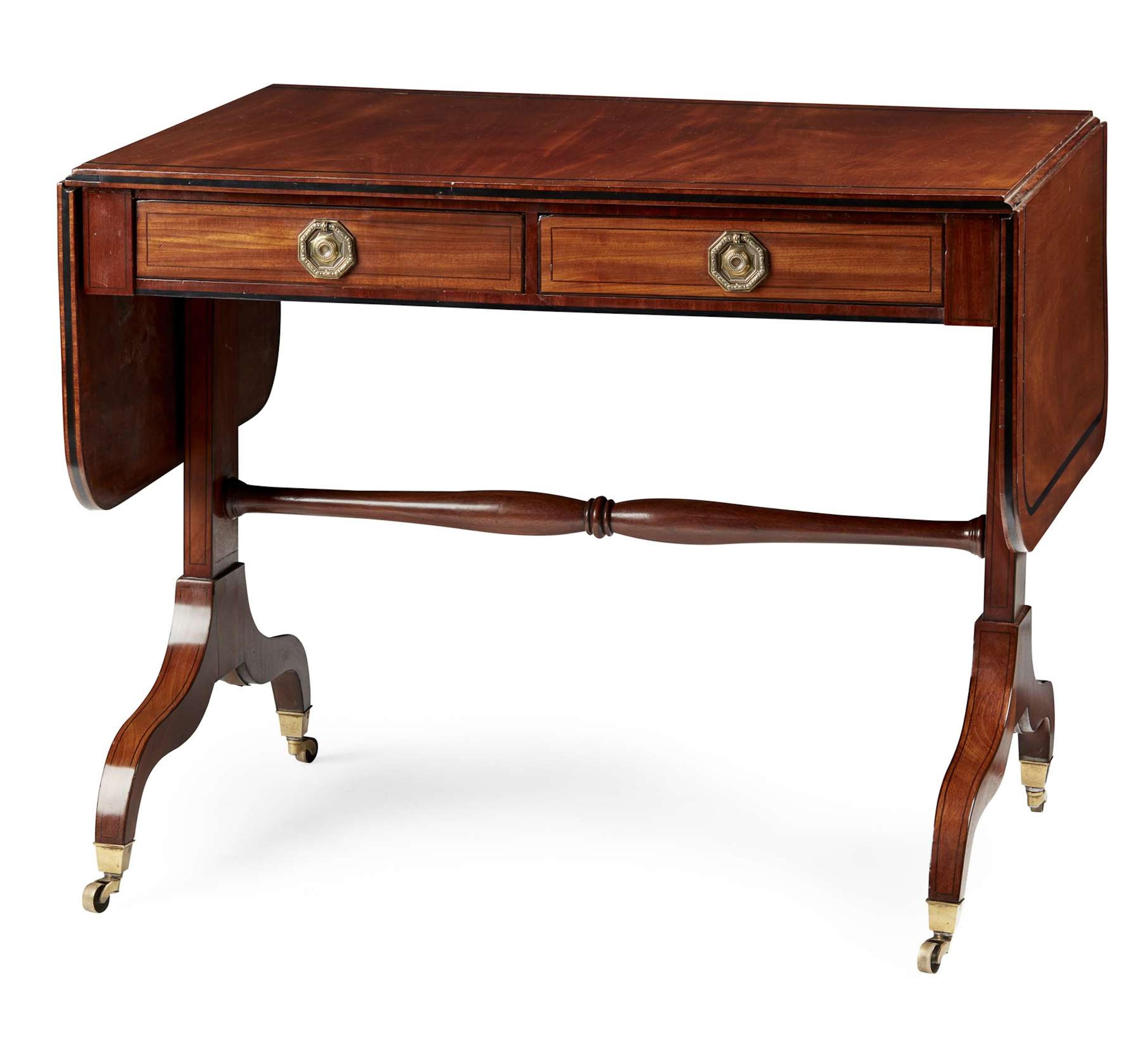 19th Century Regency Mahogany Sofa Table For Sale 6