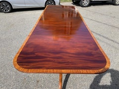 19th Century Regency Mahogany Three Pedestal Dining Table