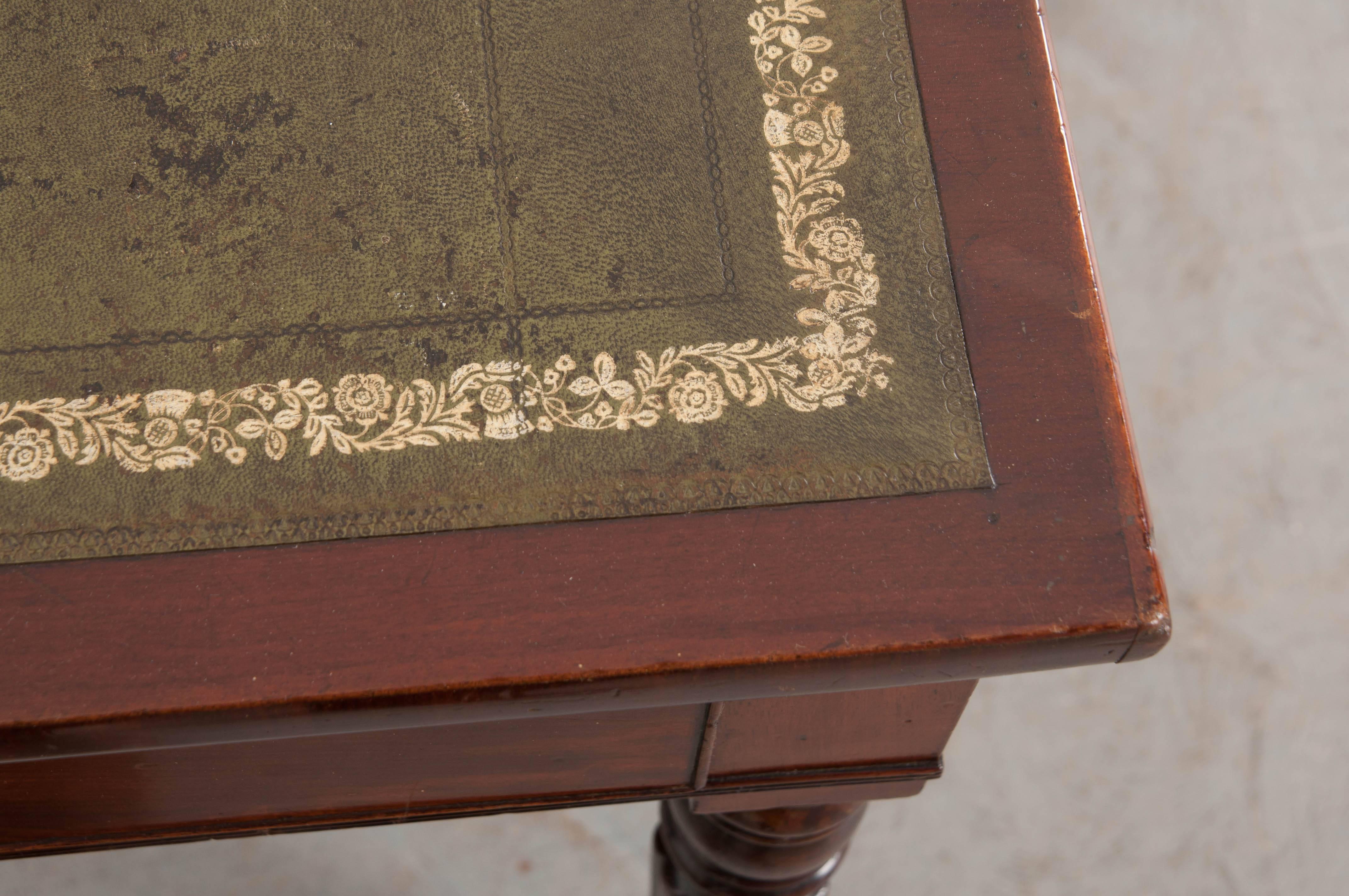 19th Century Regency Mahogany Writing Table 2
