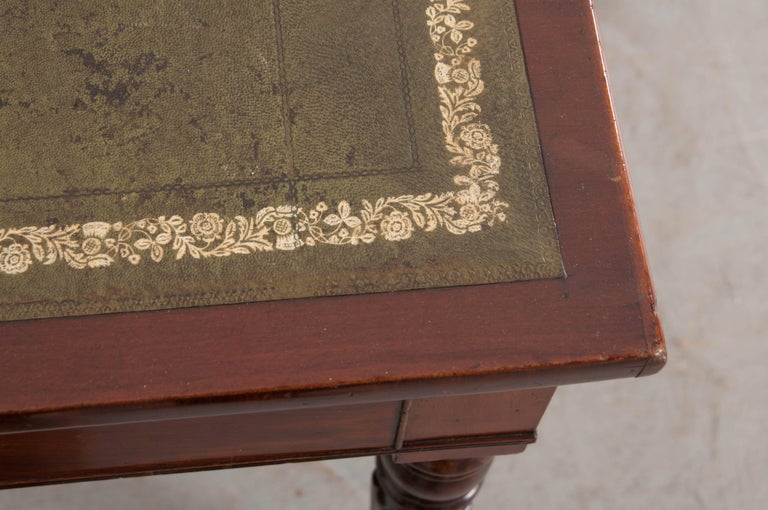 19th Century Regency Mahogany Writing Table For Sale 2