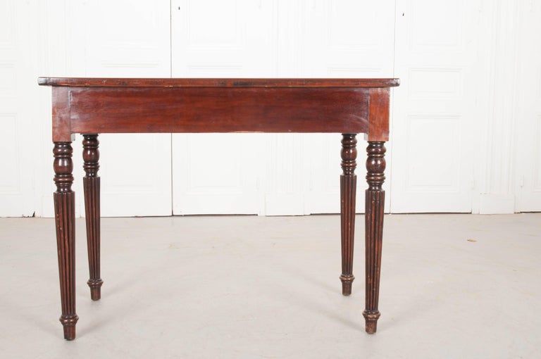 19th Century Regency Mahogany Writing Table For Sale 4
