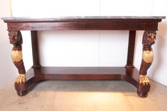 19th Century Regency Marble-Top Console