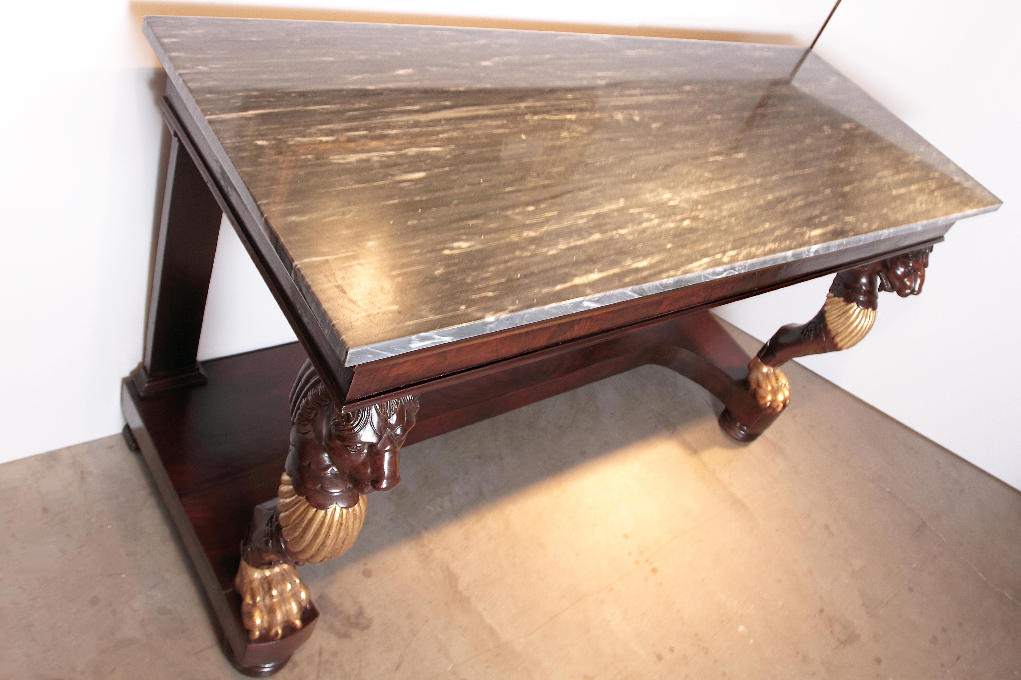 19th Century Regency Marble-Top Console For Sale 3