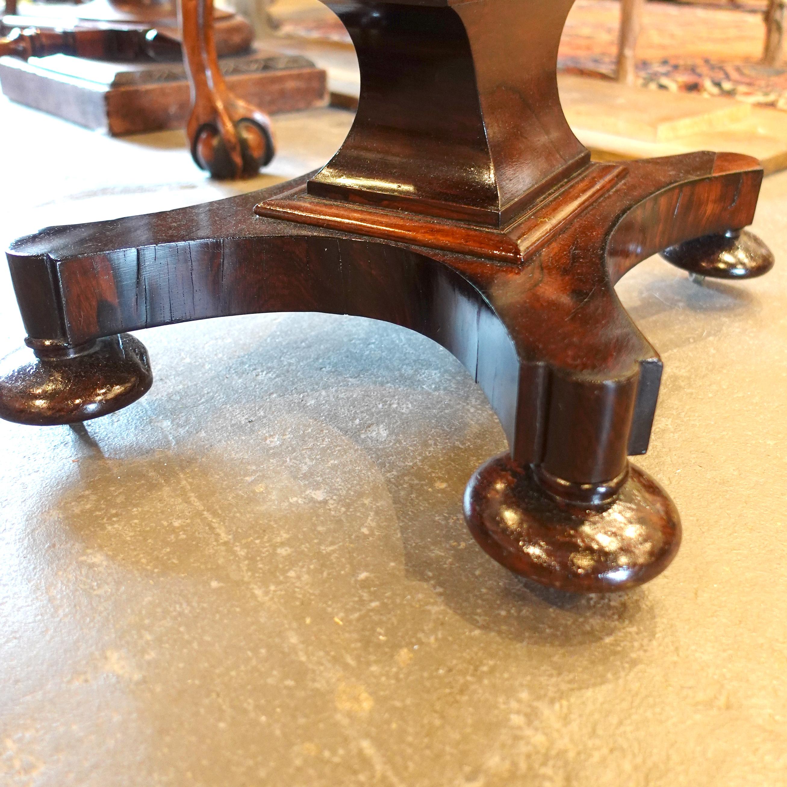 19th century Regency or Victorian Rosewood Game Table en venta 2