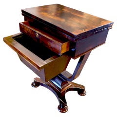 19th century Regency or Victorian Rosewood Game Table