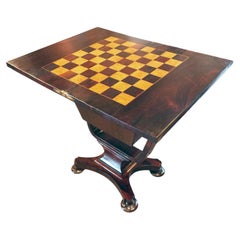 19th century Regency or Victorian Rosewood Game Table