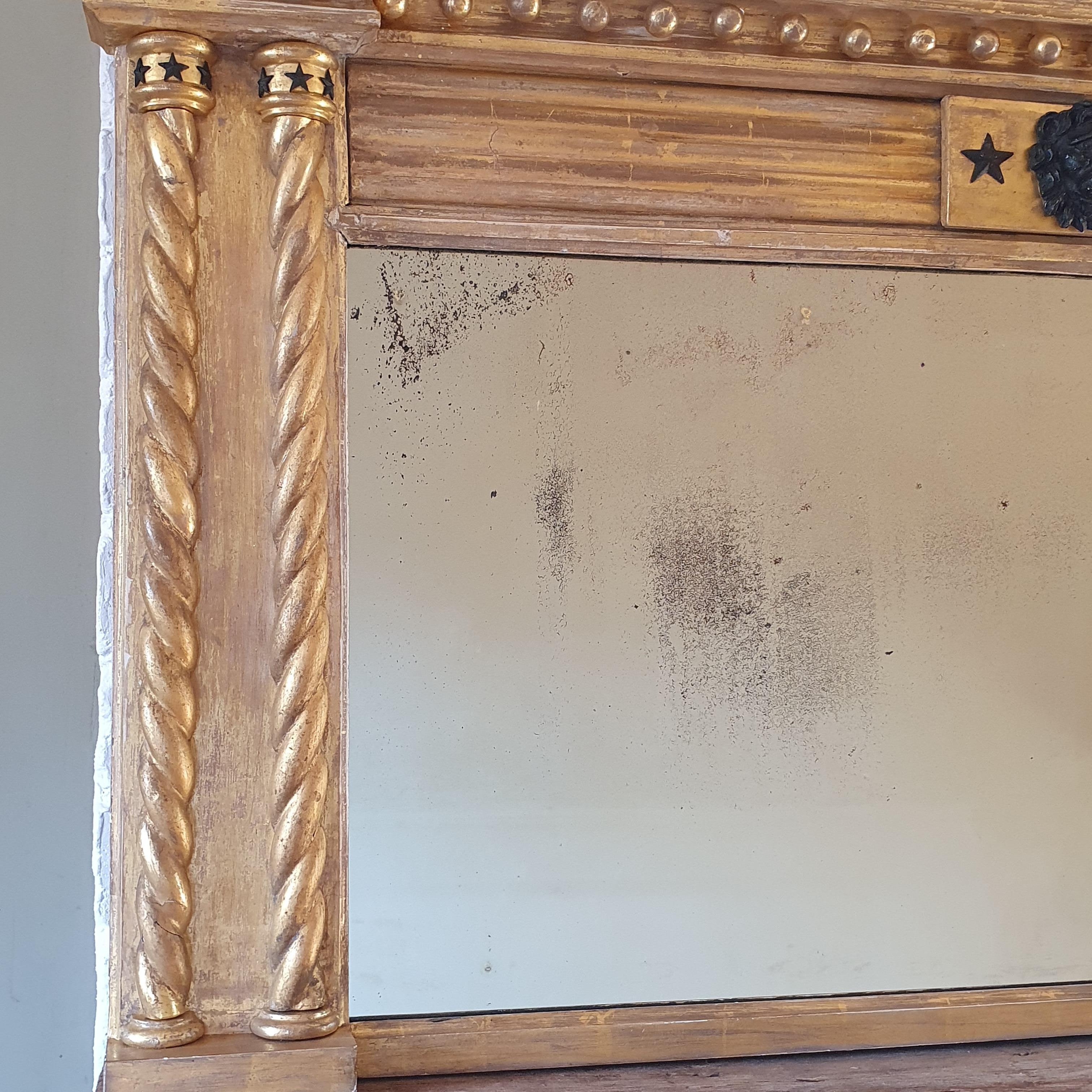 Specchio da soffitto Regency del XIX secolo in vendita 2