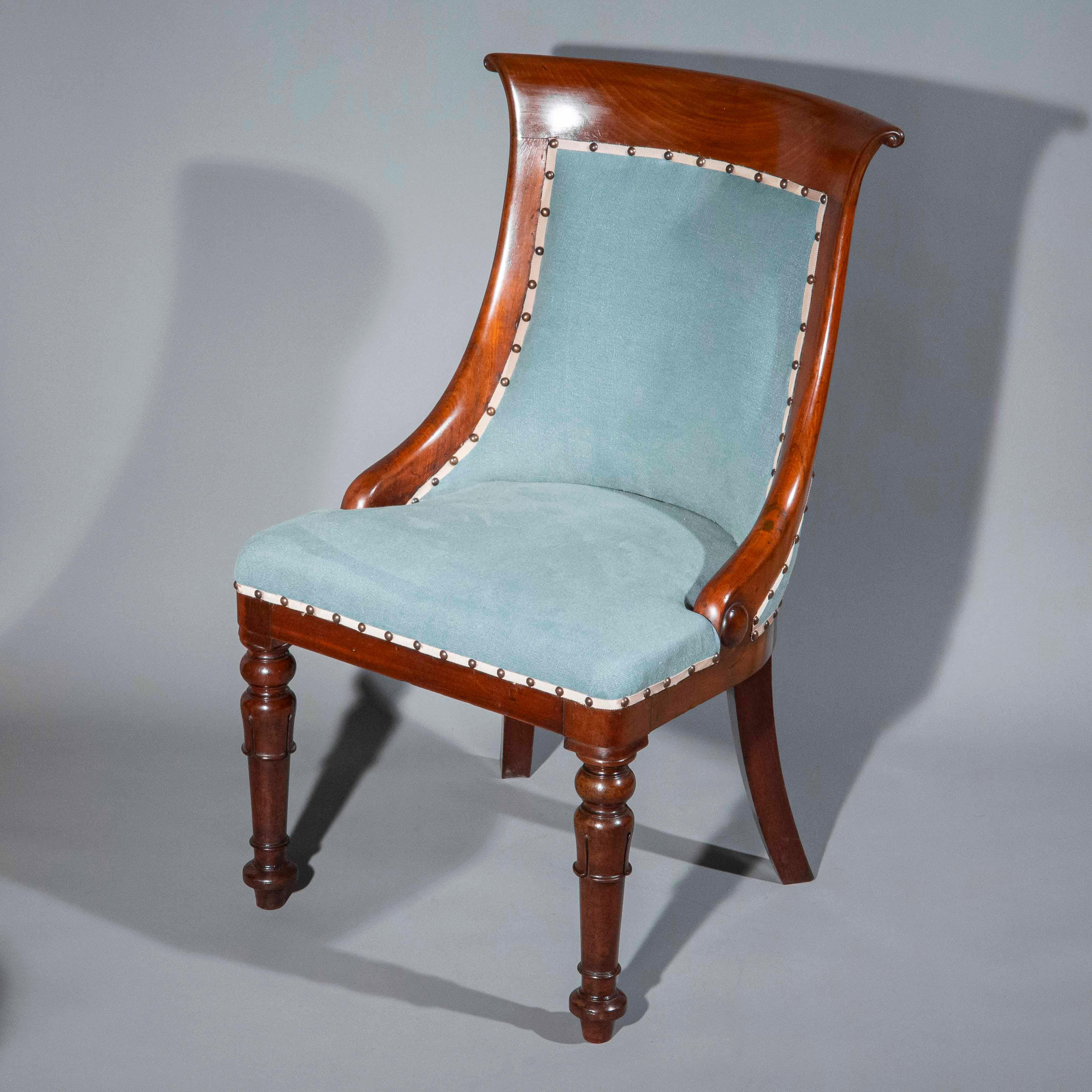 Coppia di sedie Regency del XIX secolo, circa 1820 in vendita 6