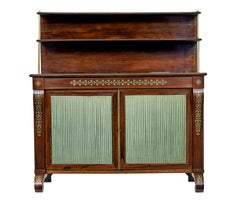 19th Century Regency palisander brass inlaid chiffonier