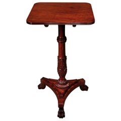19th Century Regency Period Mahogany Occasional Table