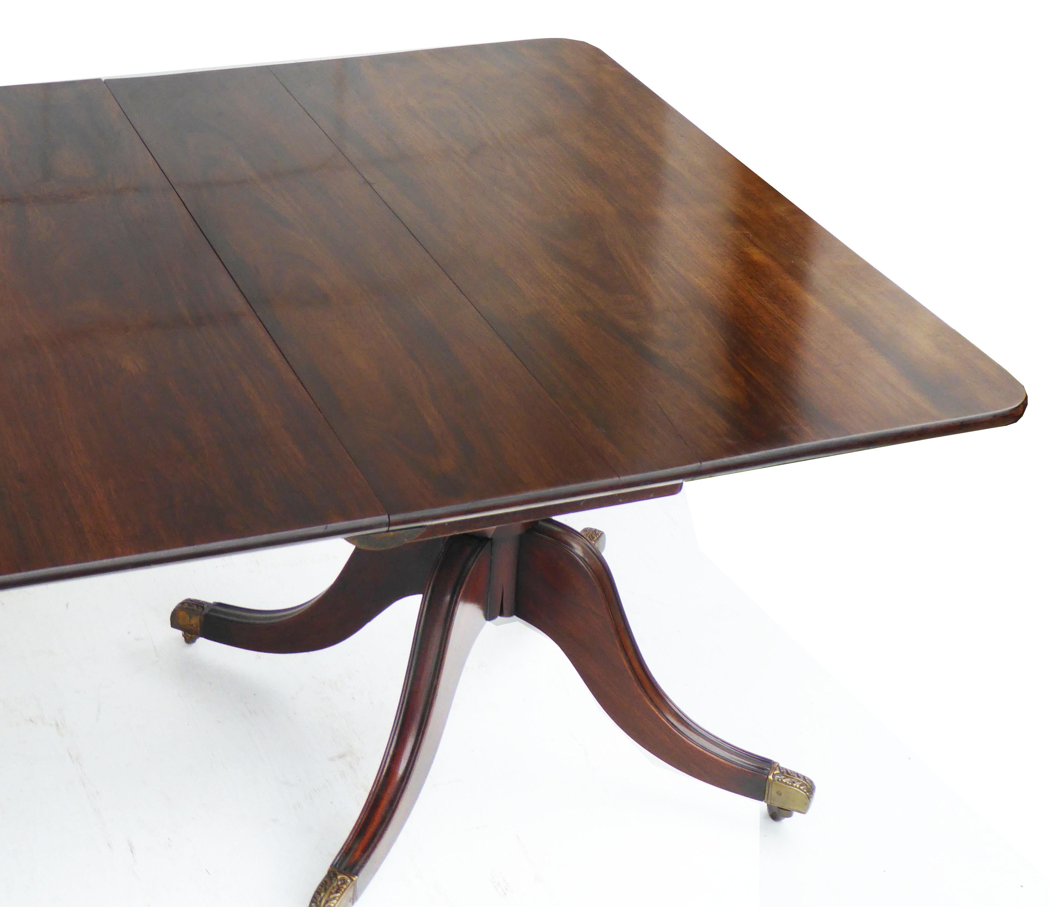19th Century Regency Period Pedestal Dining Table In Good Condition In Chelmsford, Essex