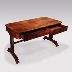 19th Century Regency Period Rosewood Writing Table