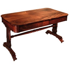 19th Century Regency Period Rosewood Writing Table