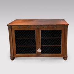 19th Century Regency Rosewood 2 Door Cabinet