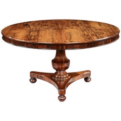 19th Century Regency Rosewood Breakfast Table