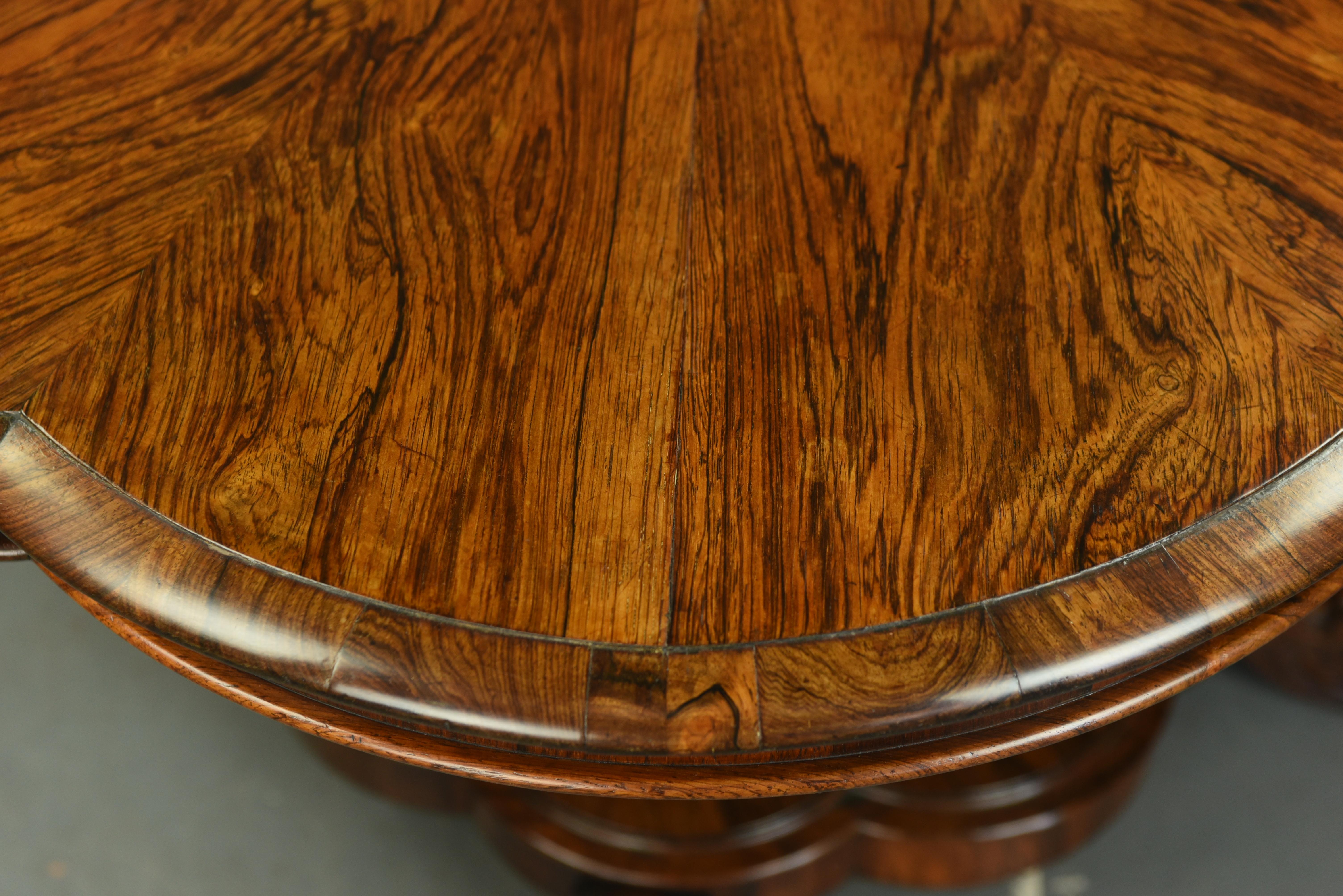 19th century Regency rosewood centre table  For Sale 2