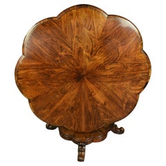 Regency-Mitteltisch aus Rosenholz aus dem 19. Jahrhundert 