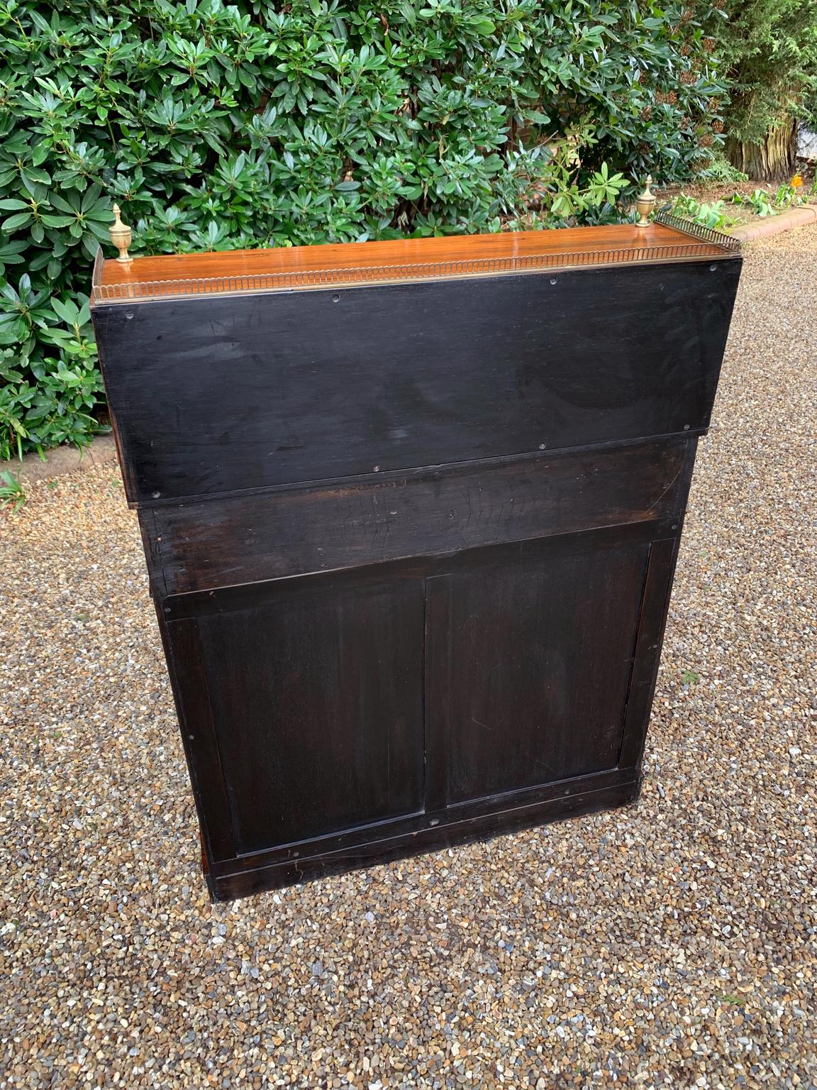 19th Century Regency Rosewood Secrétaire Chiffonier 10