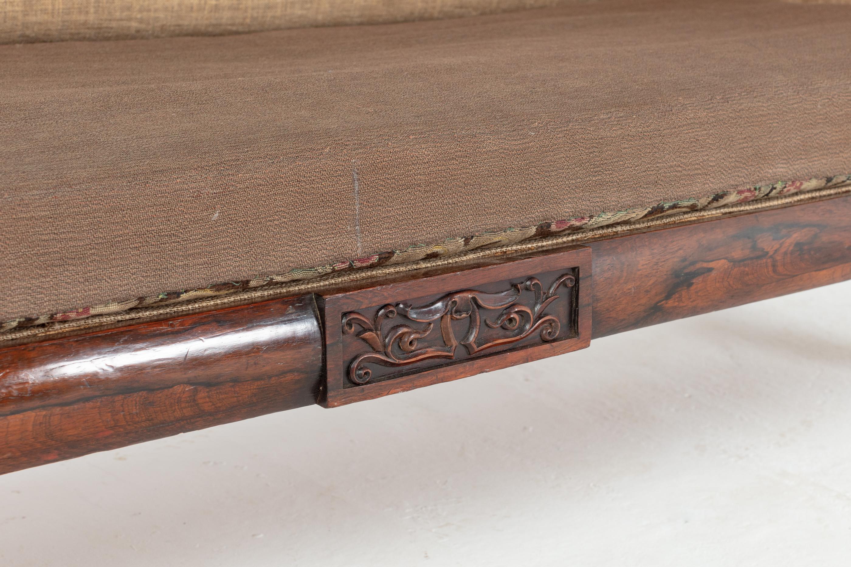 19th Century Regency Rosewood Sofa 1