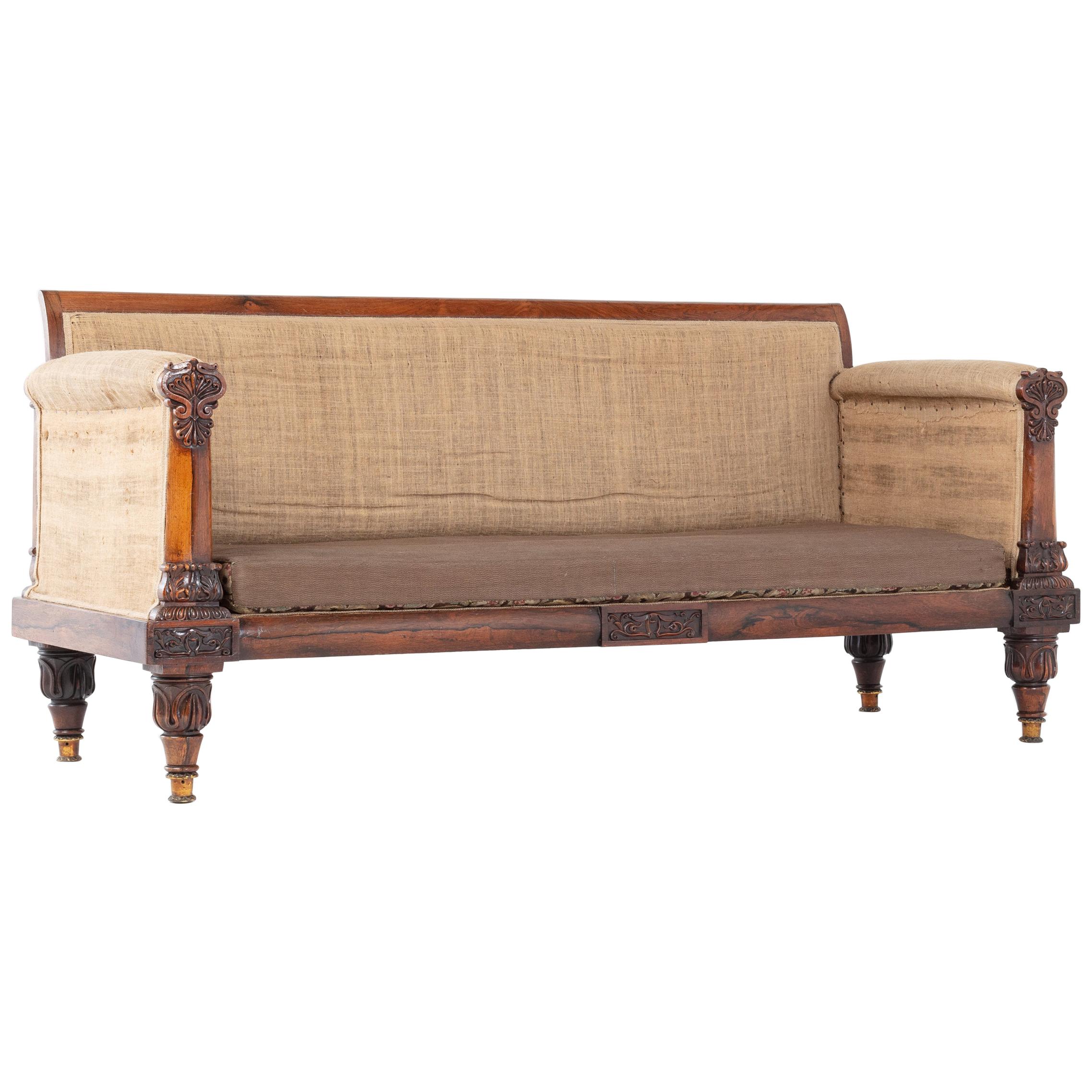 19th Century Regency Rosewood Sofa