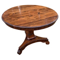 19th Century Regency Rosewood Tilt-Top Breakfast Table
