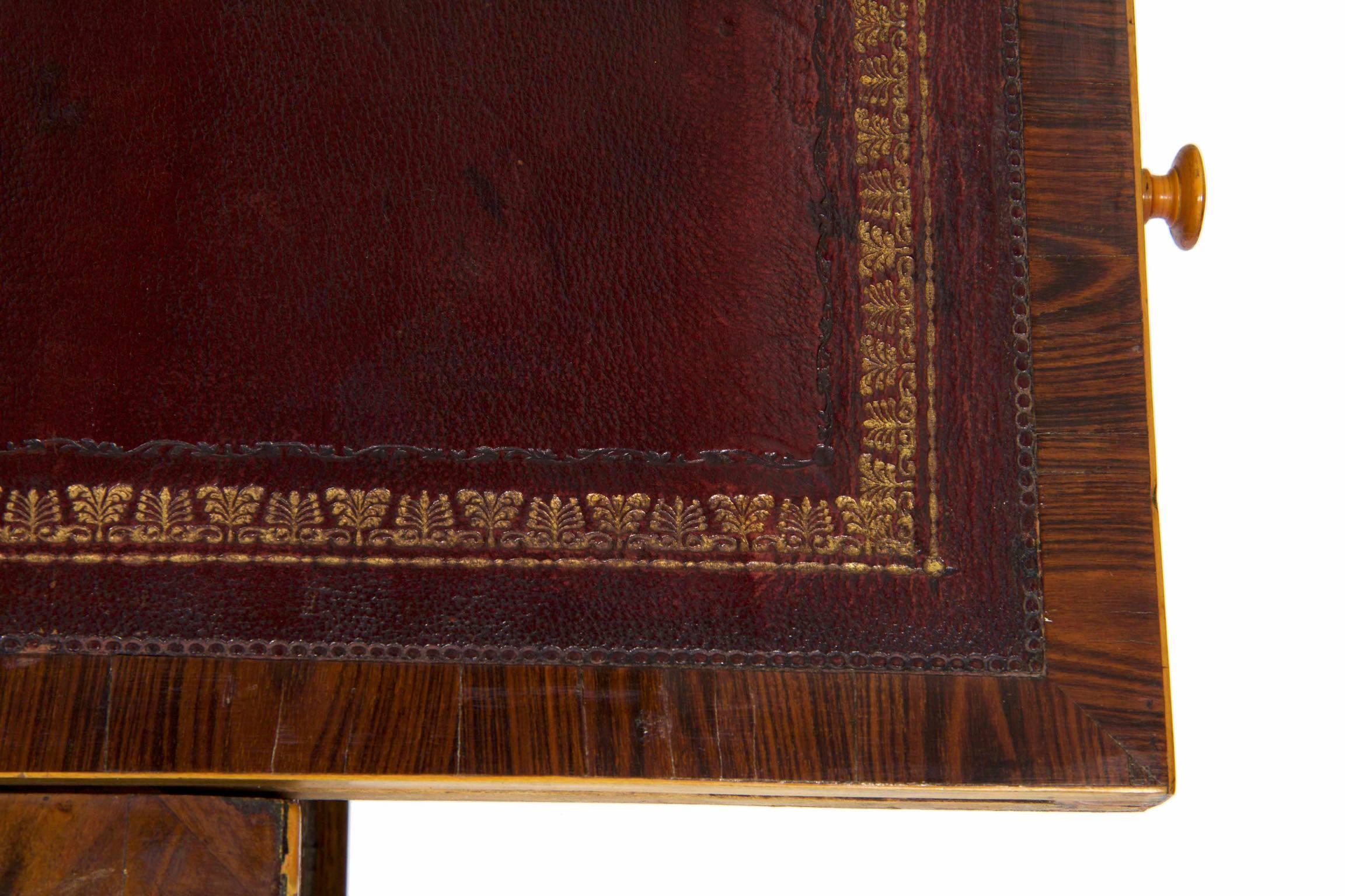 19th Century Regency Rosewood Writing Table Accent Console, circa 1815-1825 13