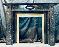 19th Century Regency Scottish Kilkenny Fossil Marble Fireplace Surround.