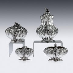 Regency Solid Silver 4-Piece Tea and Coffee Service, London, circa 1831