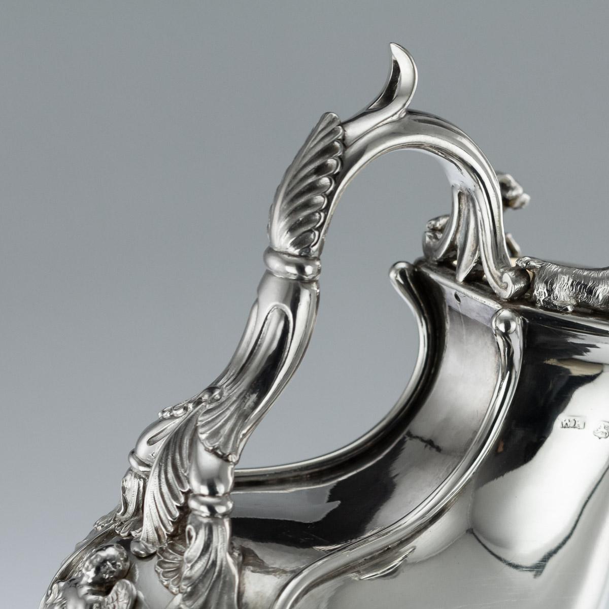 19th Century Regency Solid Silver Askos Jug by William Eaton, London, circa 1837 2
