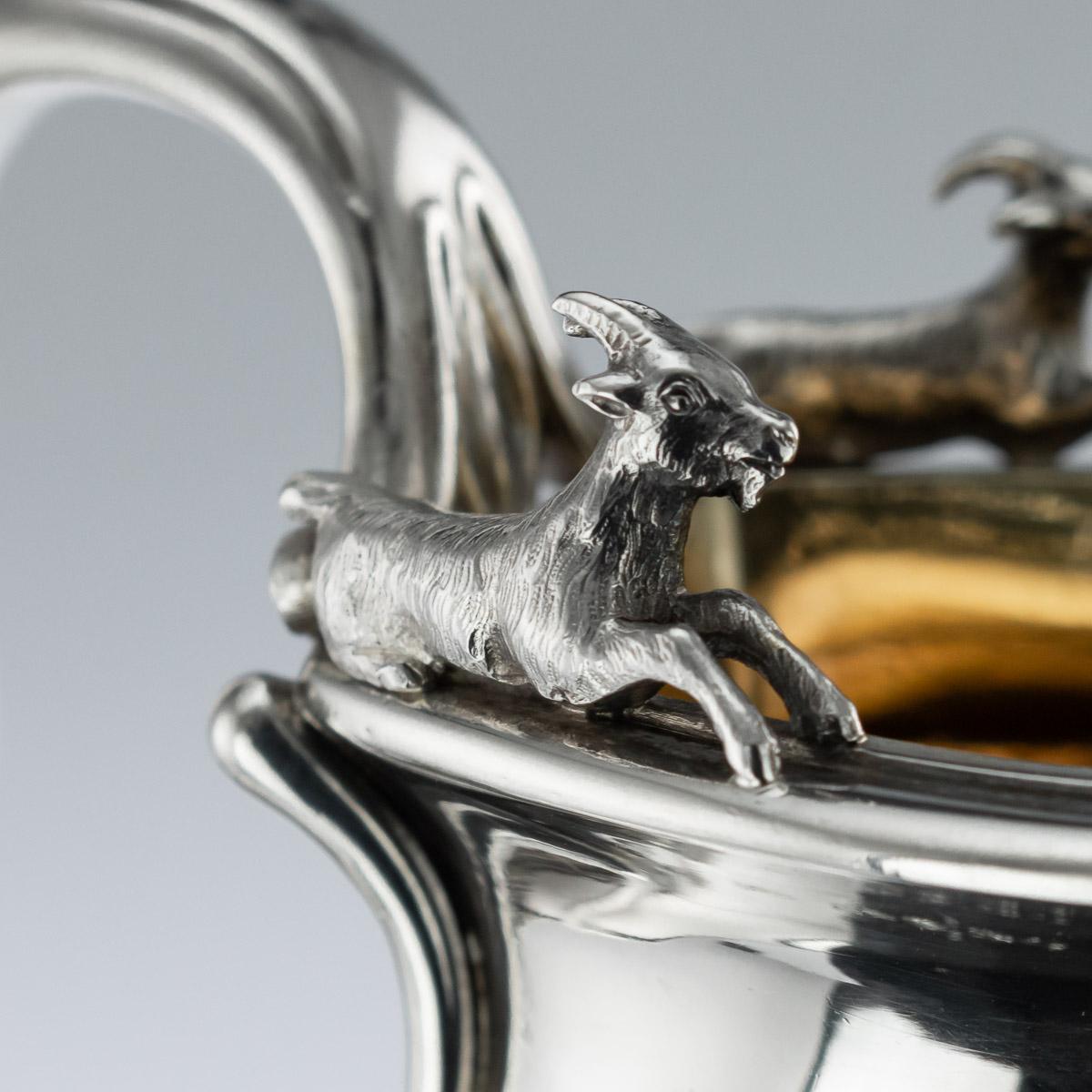 19th Century Regency Solid Silver Askos Jug by William Eaton, London, circa 1837 3