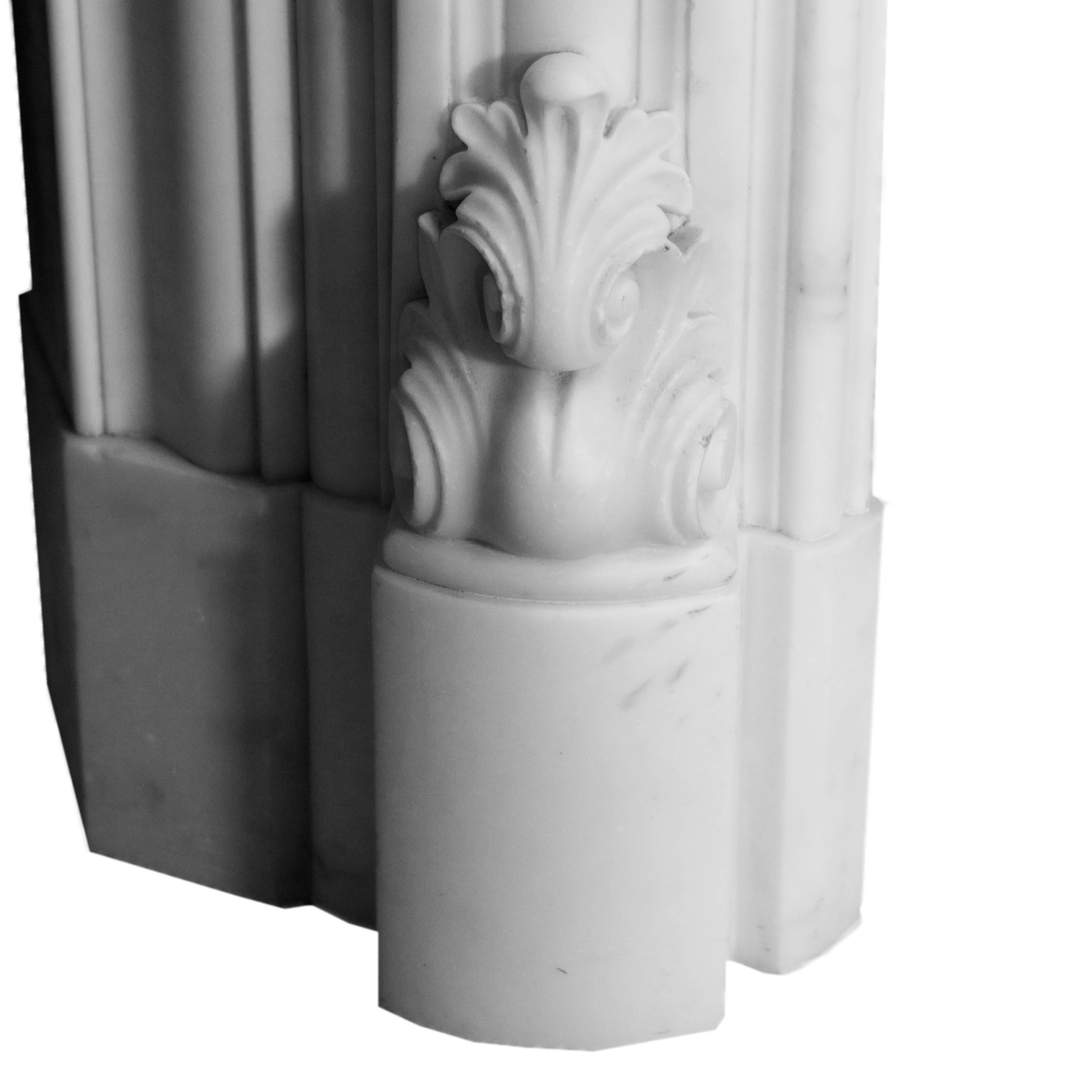 portoro marble regency chimneypiece