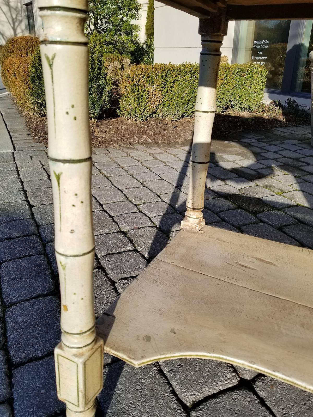 19th Century Regency Style Bamboo Table 9