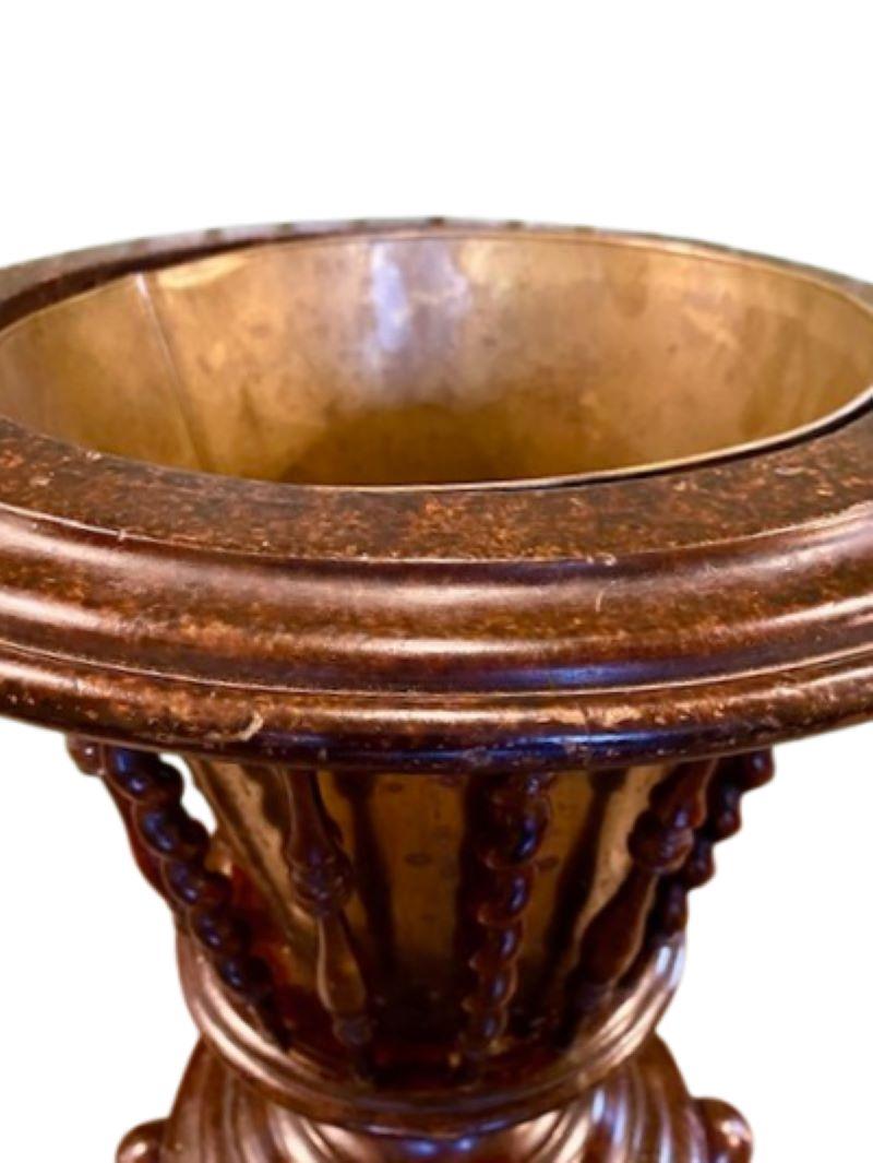 Regency Revival 19th Century Regency Style Burl Wood Wine Cellarette, circa 1880