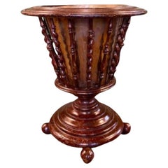 19th Century Regency Style Burl Wood Wine Cellarette, circa 1880