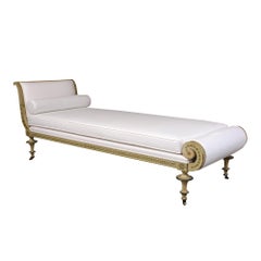 19th Century Regency Style Chaise Lounge