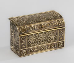 19th Century Regency style Copper Desktop Stationery Box
