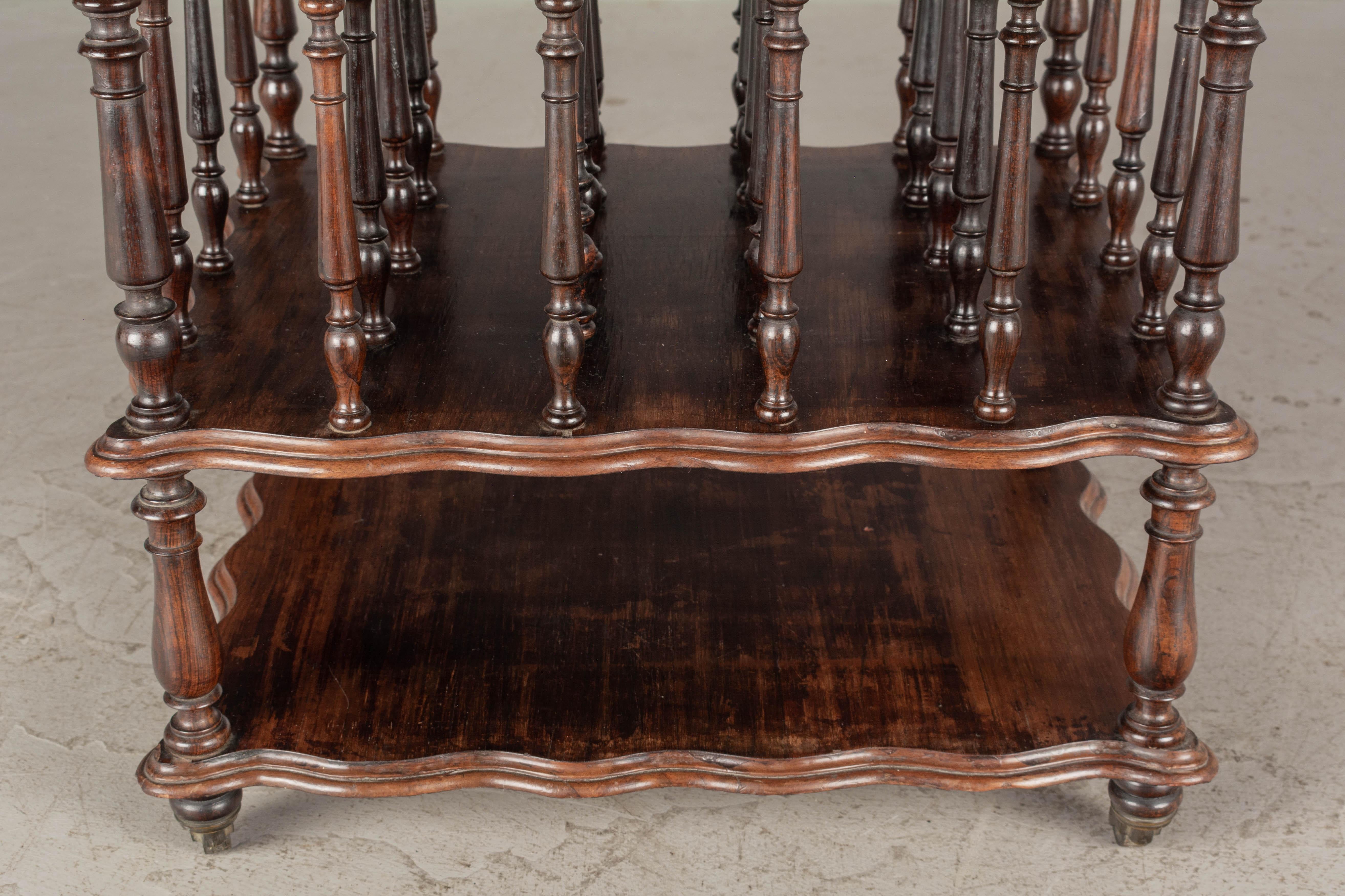 19th Century Regency Style Rosewood Canterbury For Sale 5