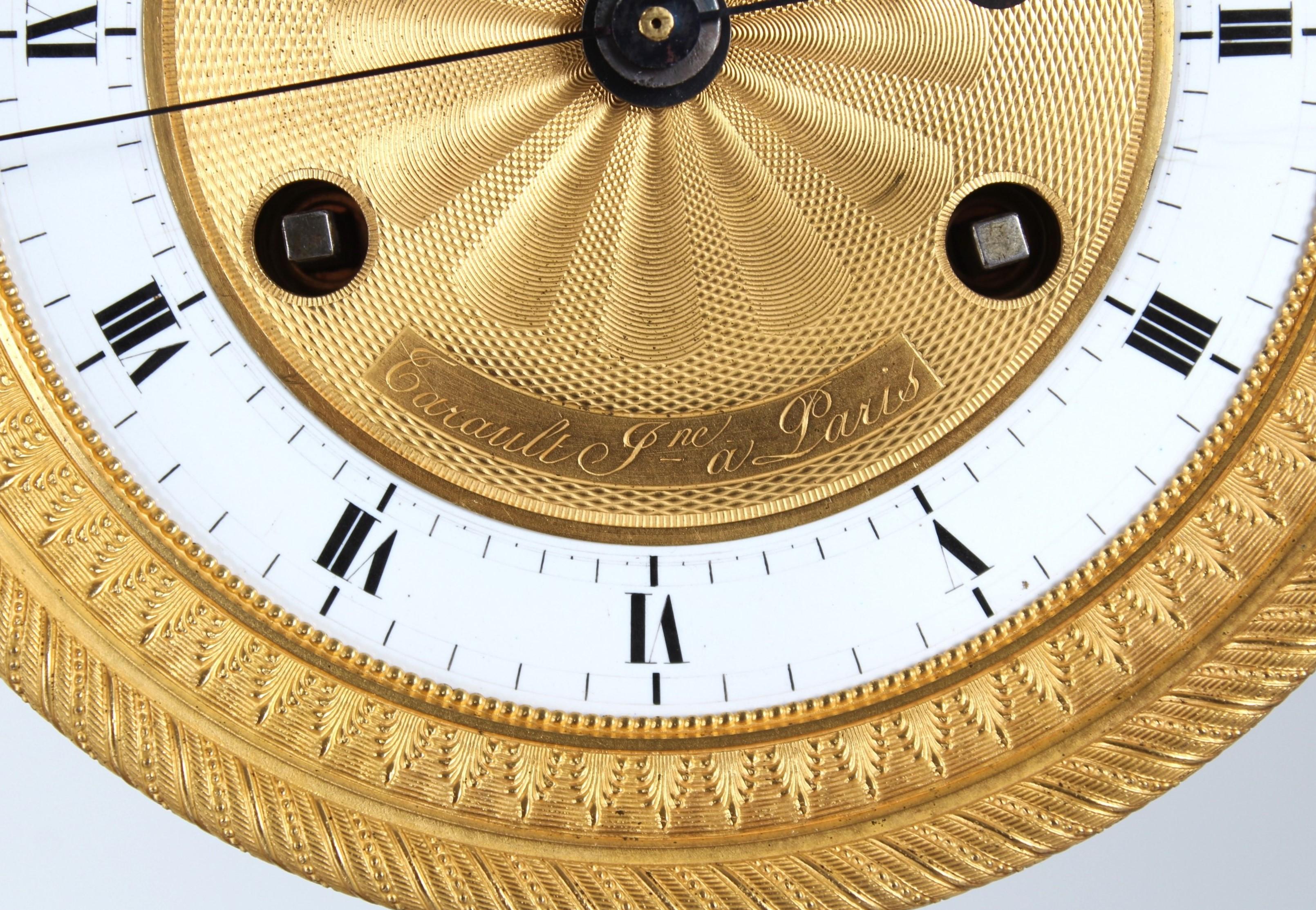 Restauration Regulateur du 19e siècle par Tarault Jeune, horloge Precision Portal, Paris, vers 1825 en vente