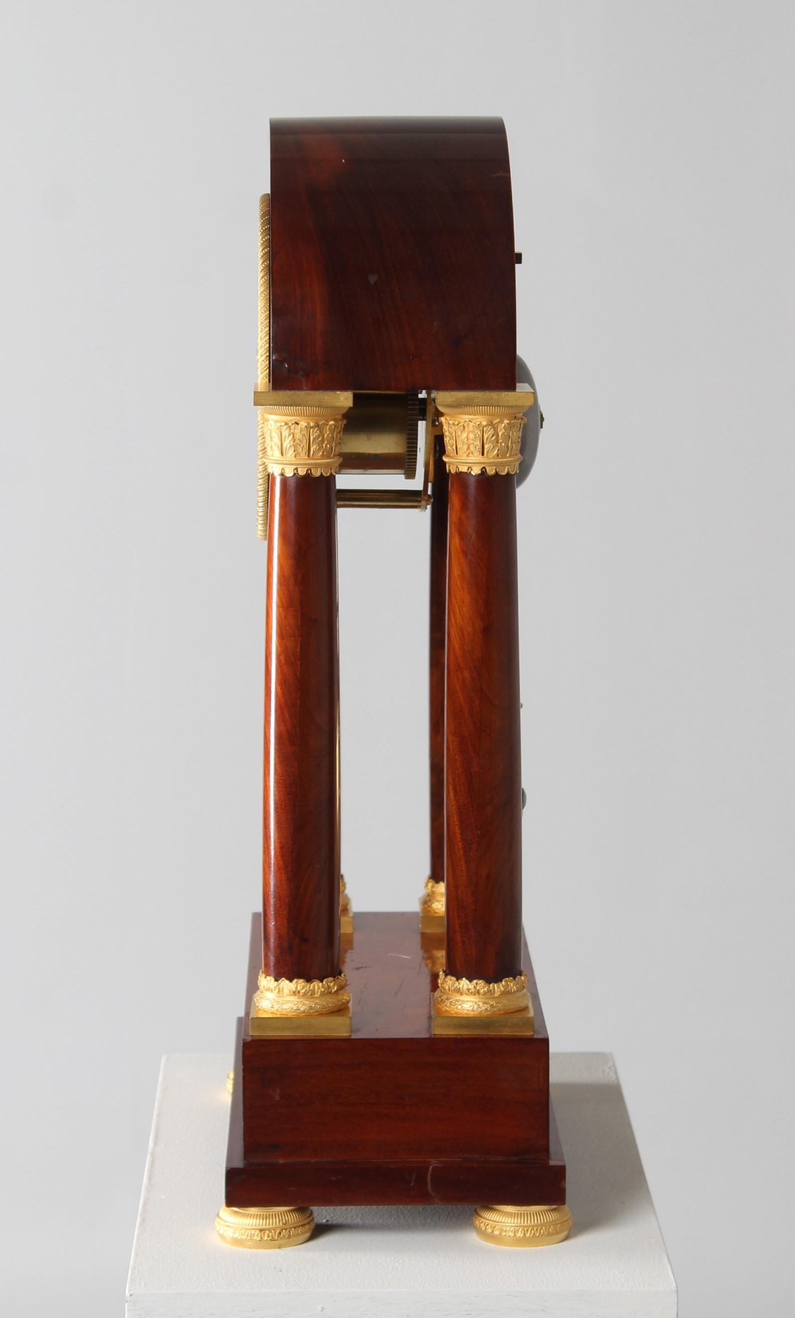 Bronze Regulateur du 19e siècle par Tarault Jeune, horloge Precision Portal, Paris, vers 1825 en vente