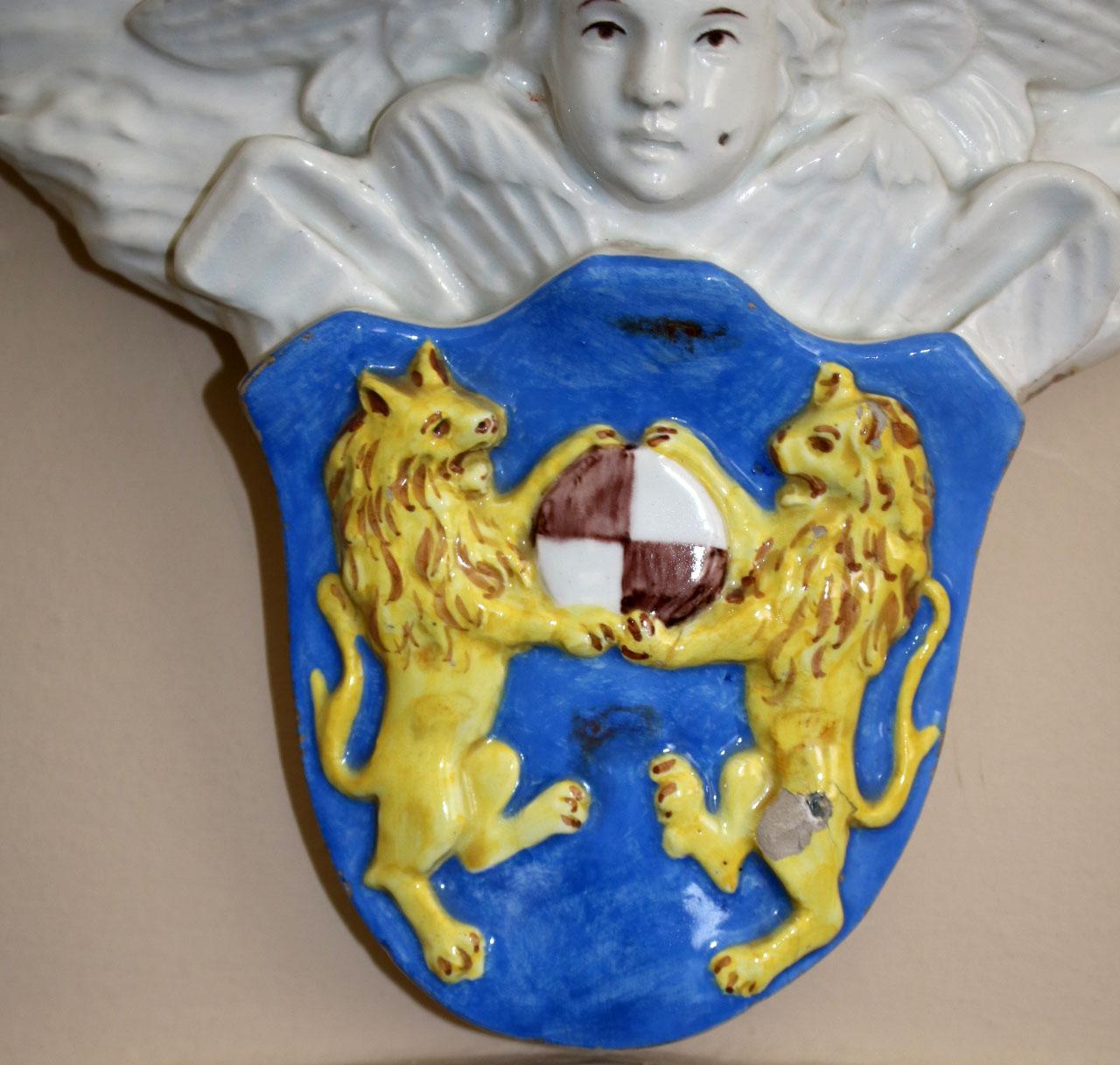 Relief Madonna mit Engeln aus dem 19. Jahrhundert im Zustand „Gut“ im Angebot in Lučenec, SK