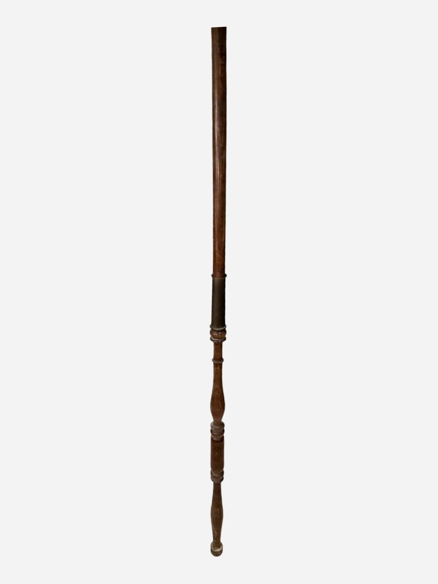 19th Century Religious Silver Parasol with Cross For Sale 6