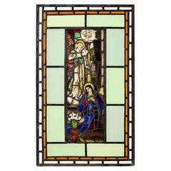 19th Century Religious Stained Glass Window