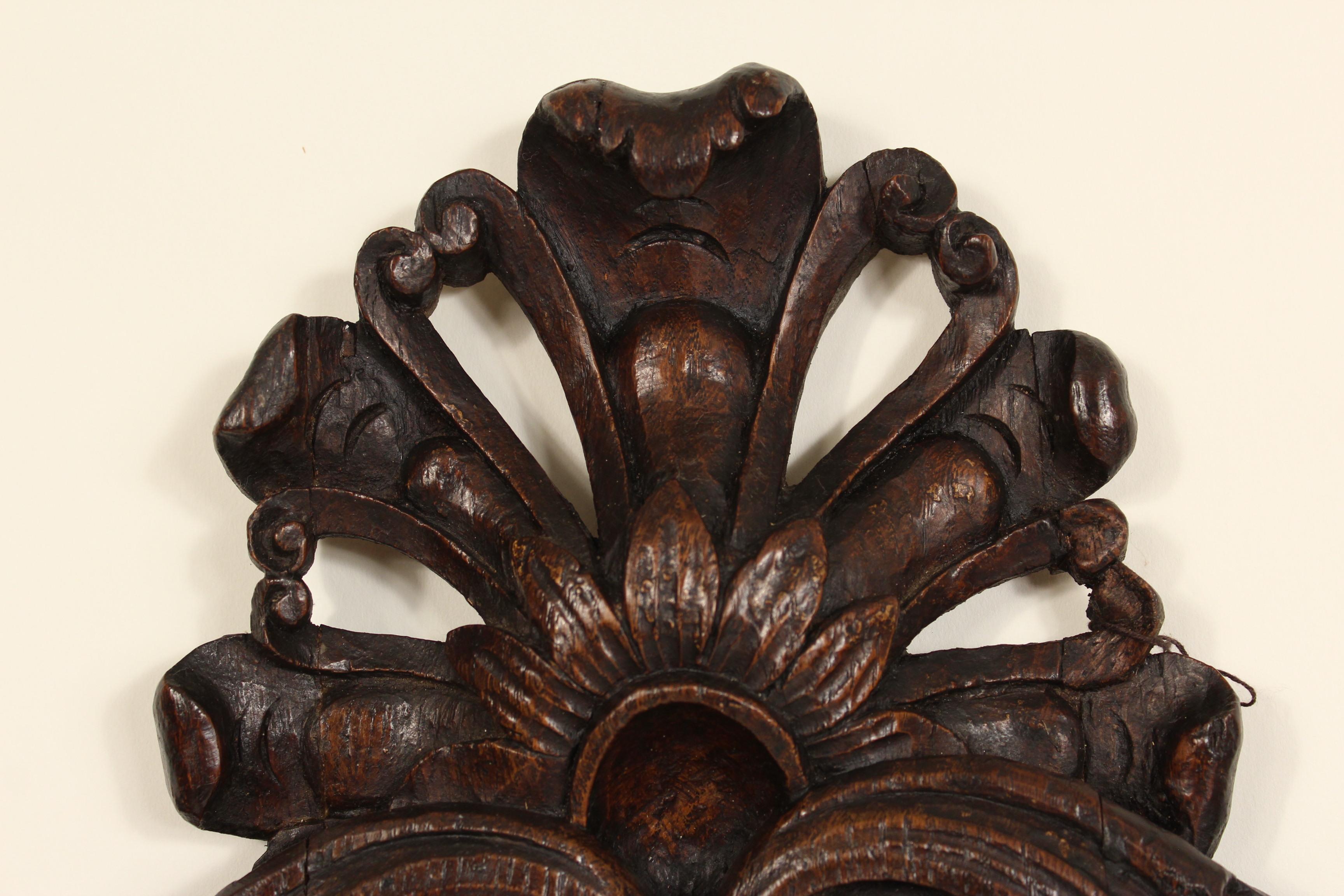 European 19th Century Religious Wood Carving For Sale