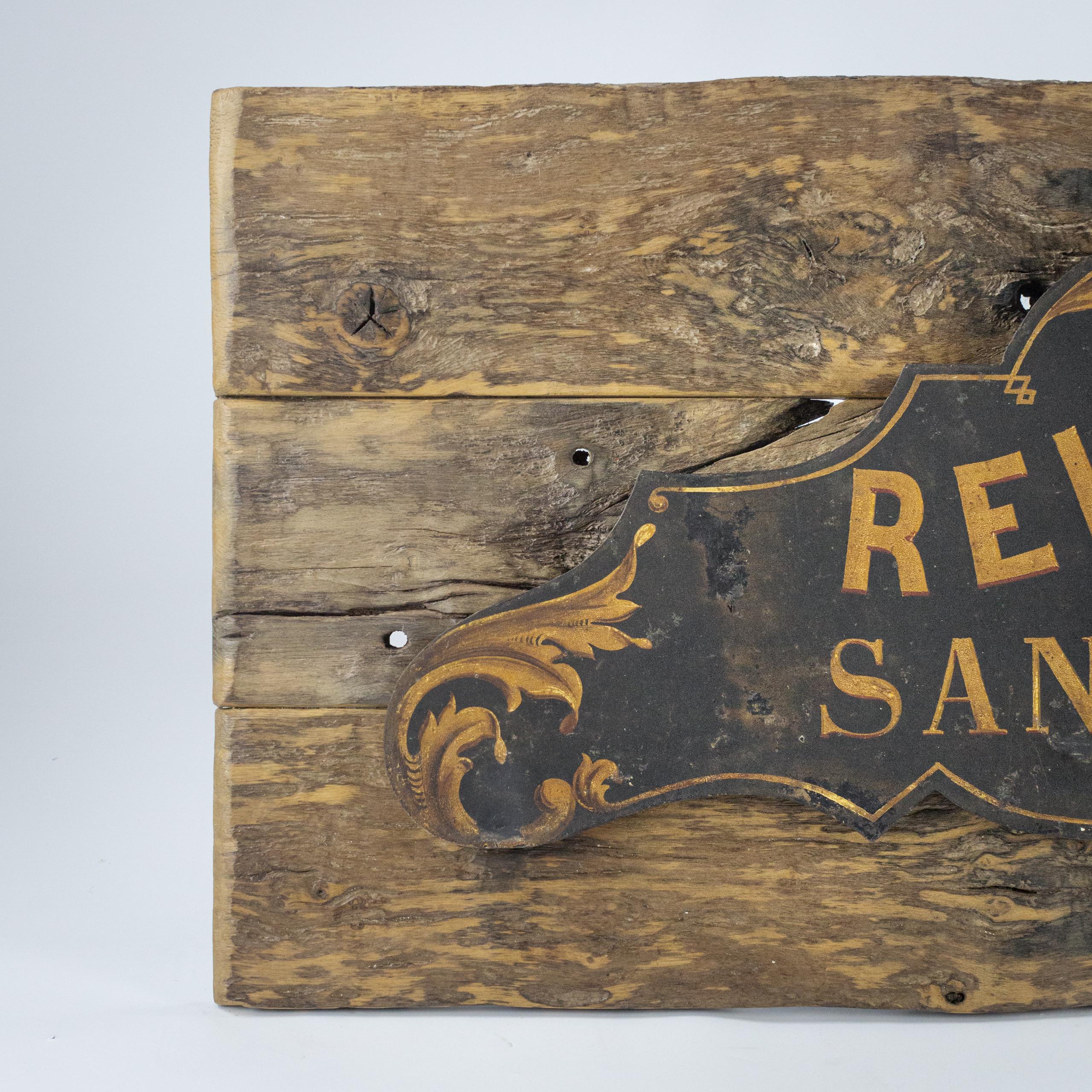 Reliquiae Sanctorum-Schild aus dem 19. Jahrhundert im Angebot 6