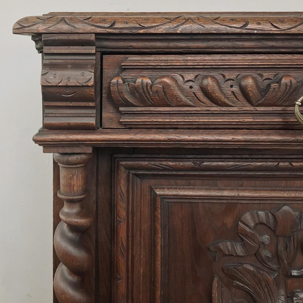Oak 19th Century Renaissance Confiturier, Cabinet