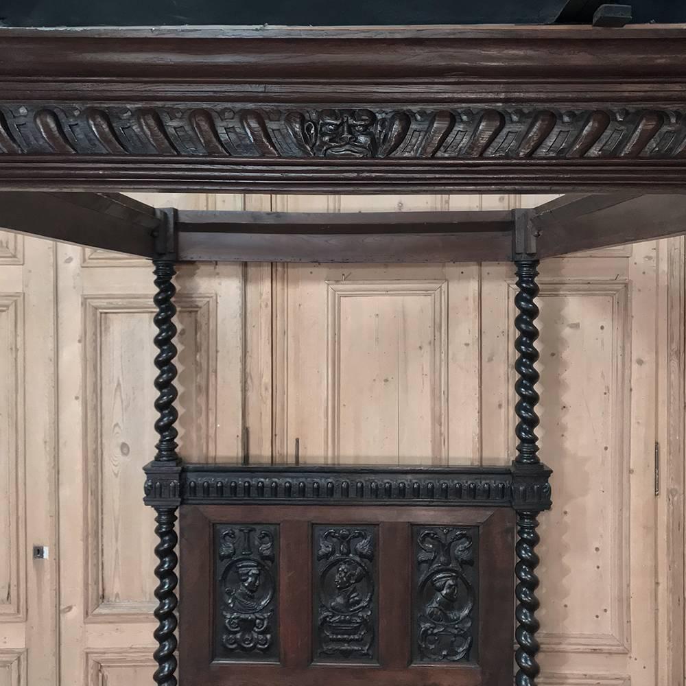 gothic four poster bed