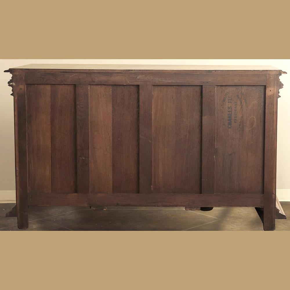 19th Century Renaissance Henri II French Walnut Buffet 5